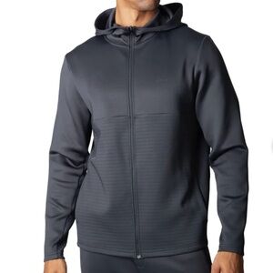 Spyder Men's Dark Gray Zip-Up Hoodie